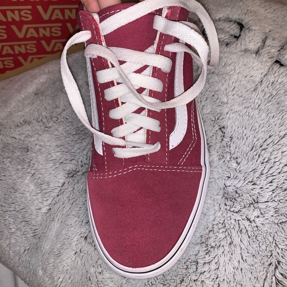 Dry Rose Old Skool Vans - Picture 1 of 5
